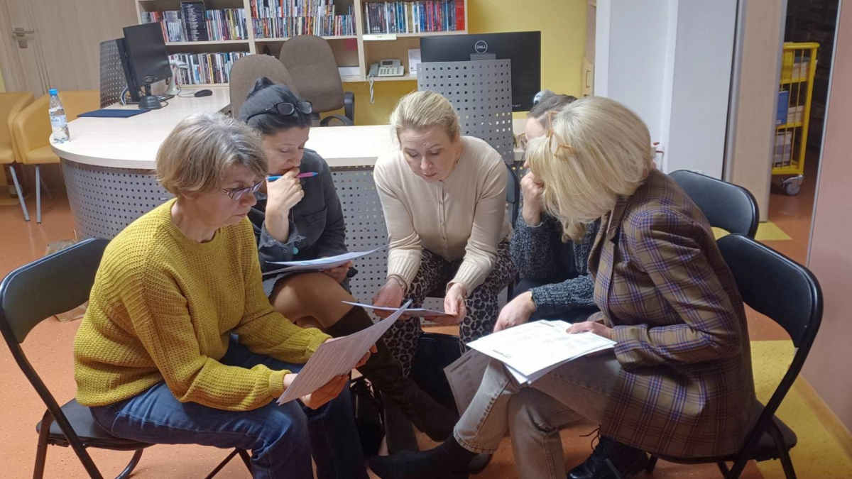 Zdjęcie kolorowe, konferencja Widzę człowieka w Bibliotece