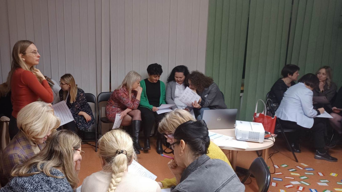 Zdjęcie kolorowe, konferencja Widzę człowieka w Bibliotece