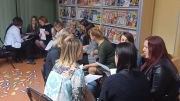 Zdjęcie kolorowe, konferencja Widzę człowieka w Bibliotece