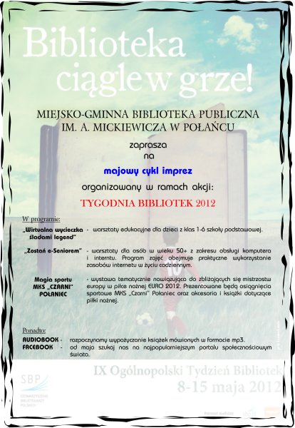 Program Tygodnia Bibliotek 2012